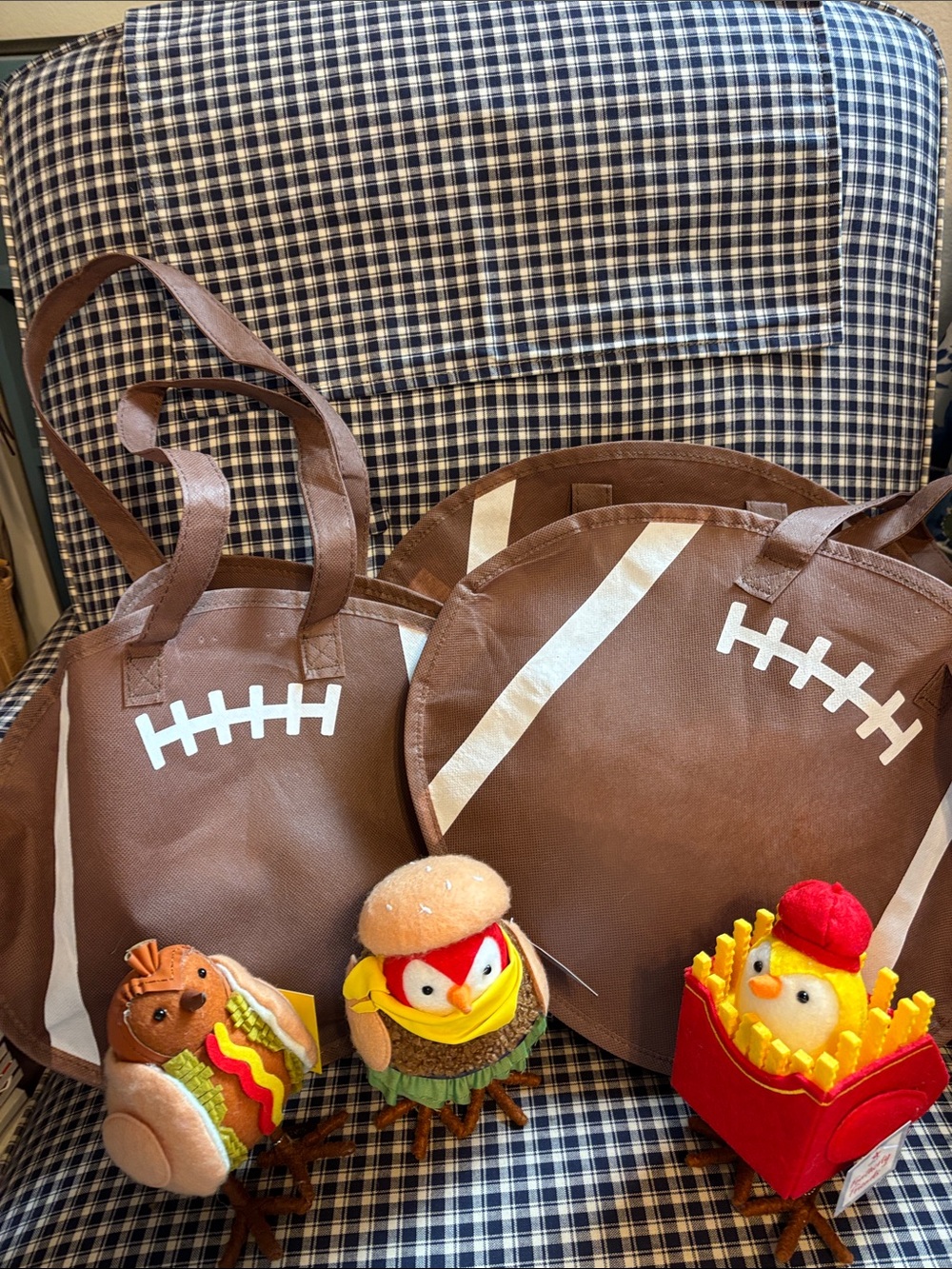 Mystery football “Friendsgiving” Blessing Bags